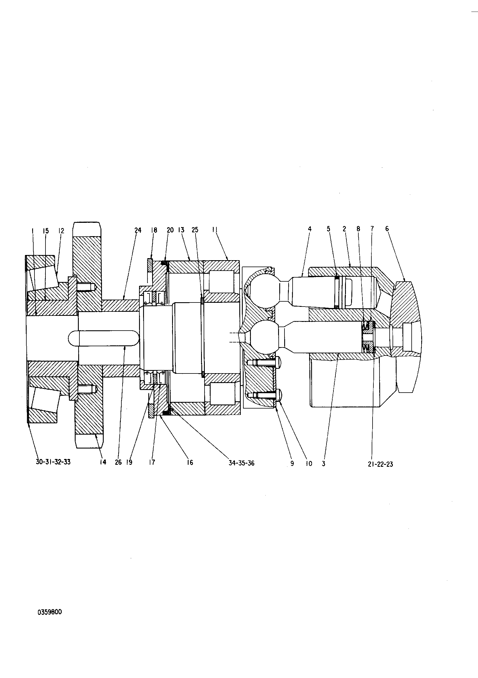 Схема Поворотный группа (A1) HITACHI KH125-3(D)