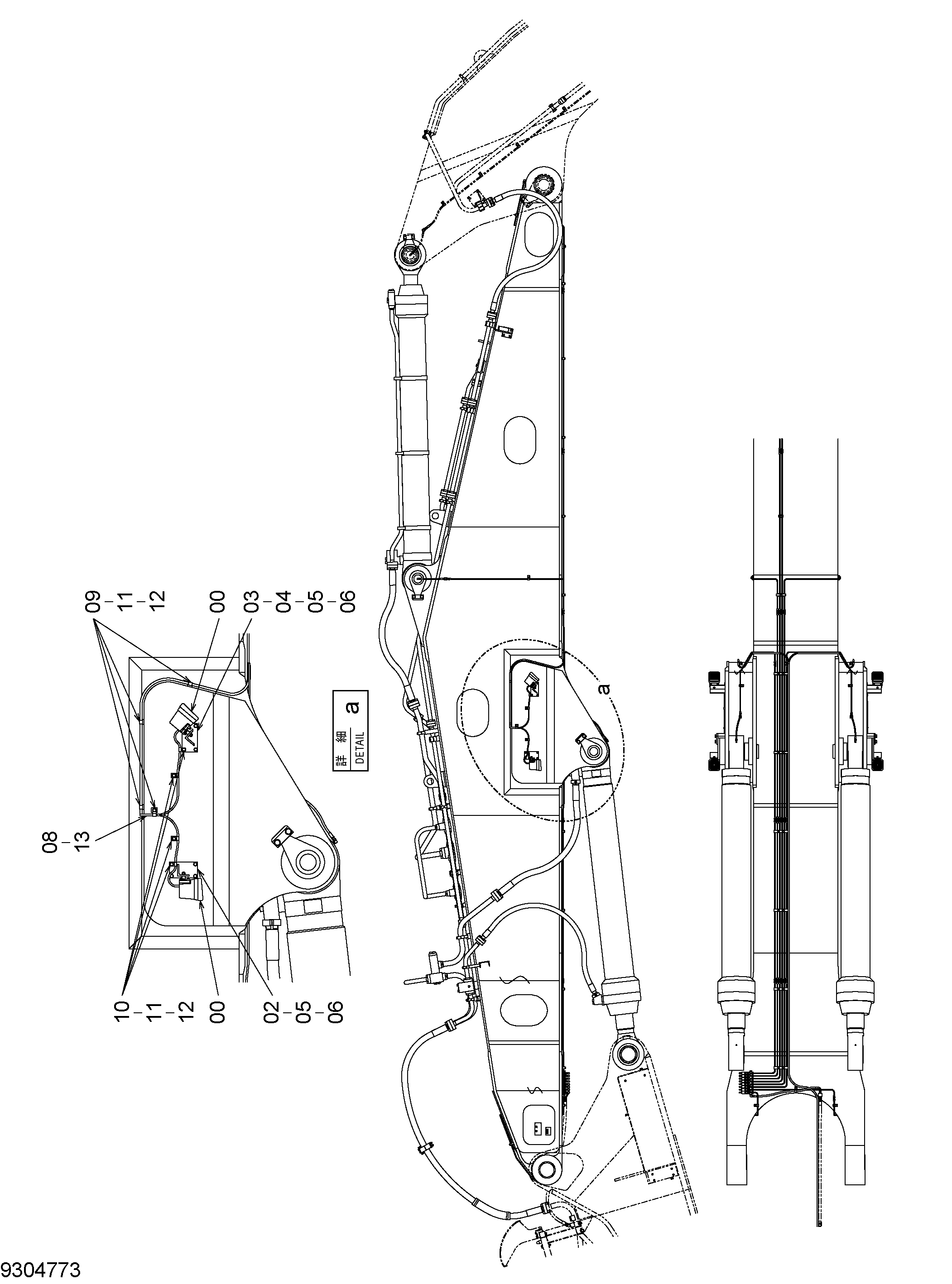 Схема Дискхарге освещение HITACHI EX1800-3