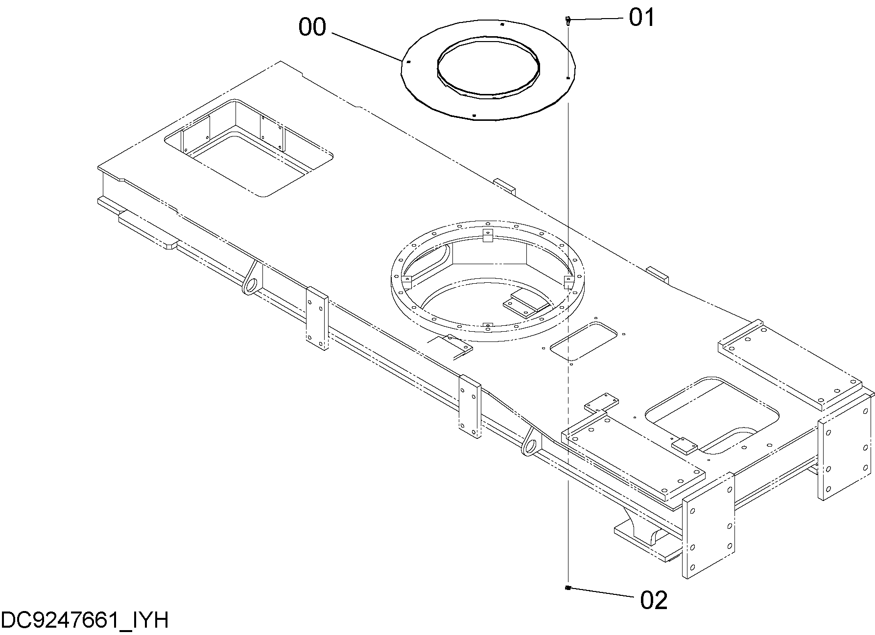 Схема Держатель HITACHI ZX40WM-3D