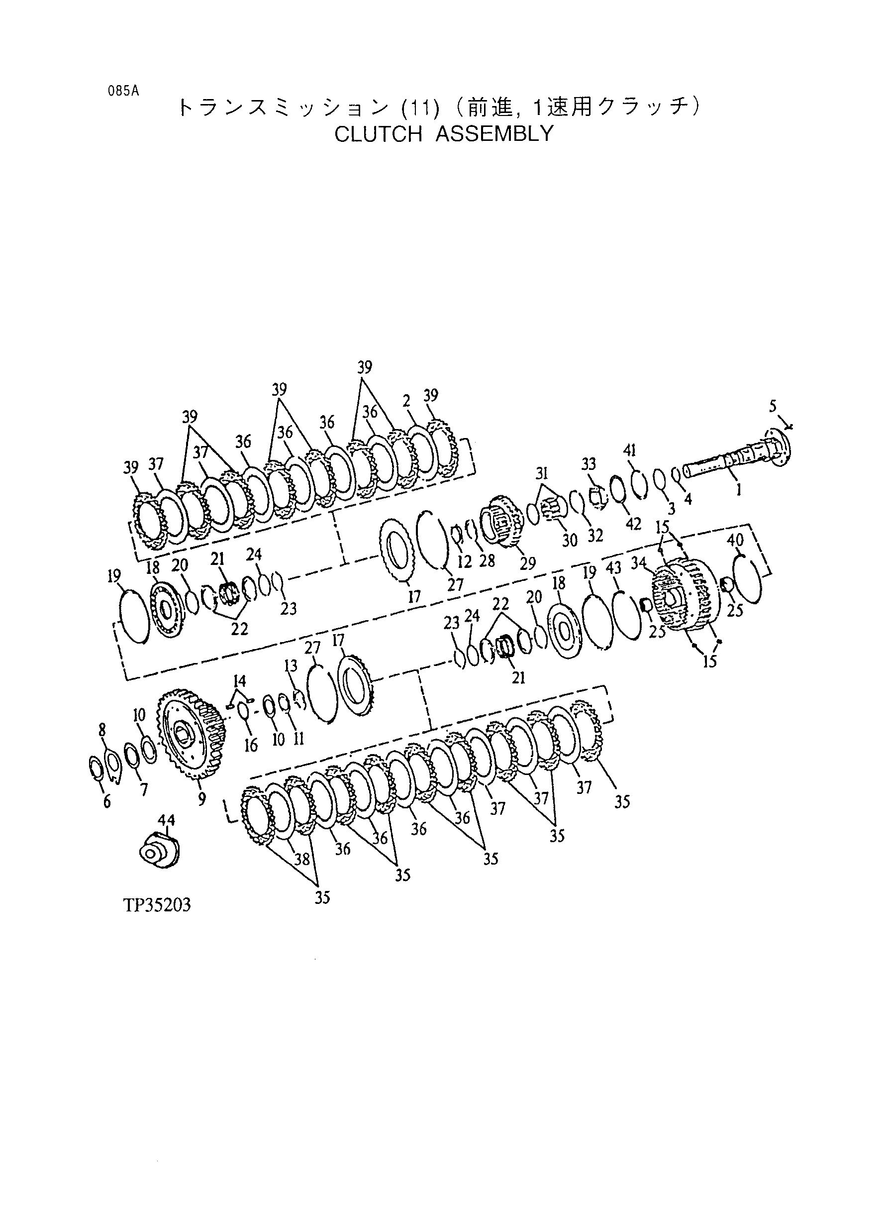 Схема Муфта узел в сборе HITACHI LX120-2 JPN