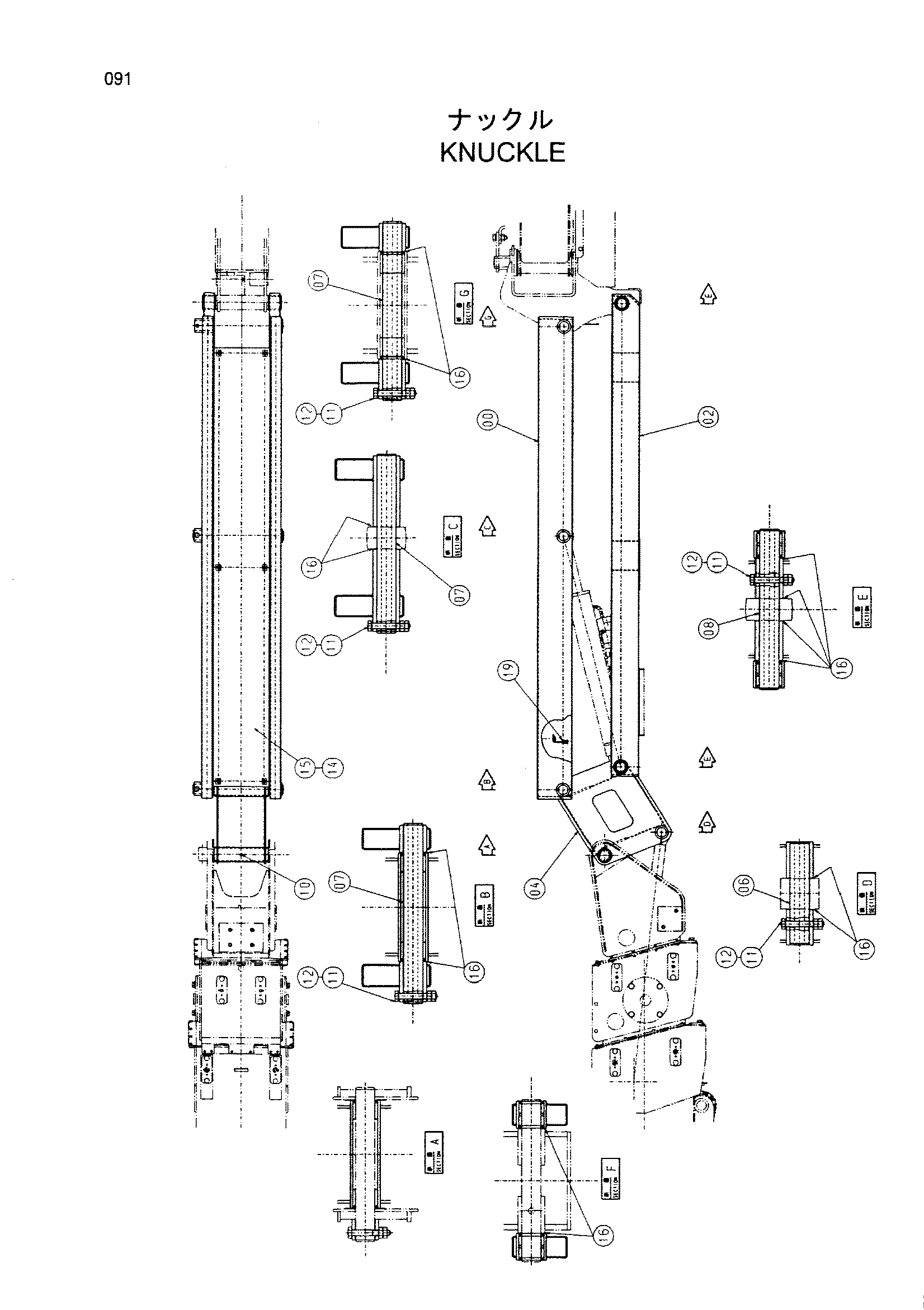 Схема Кнуккле HITACHI HX140B