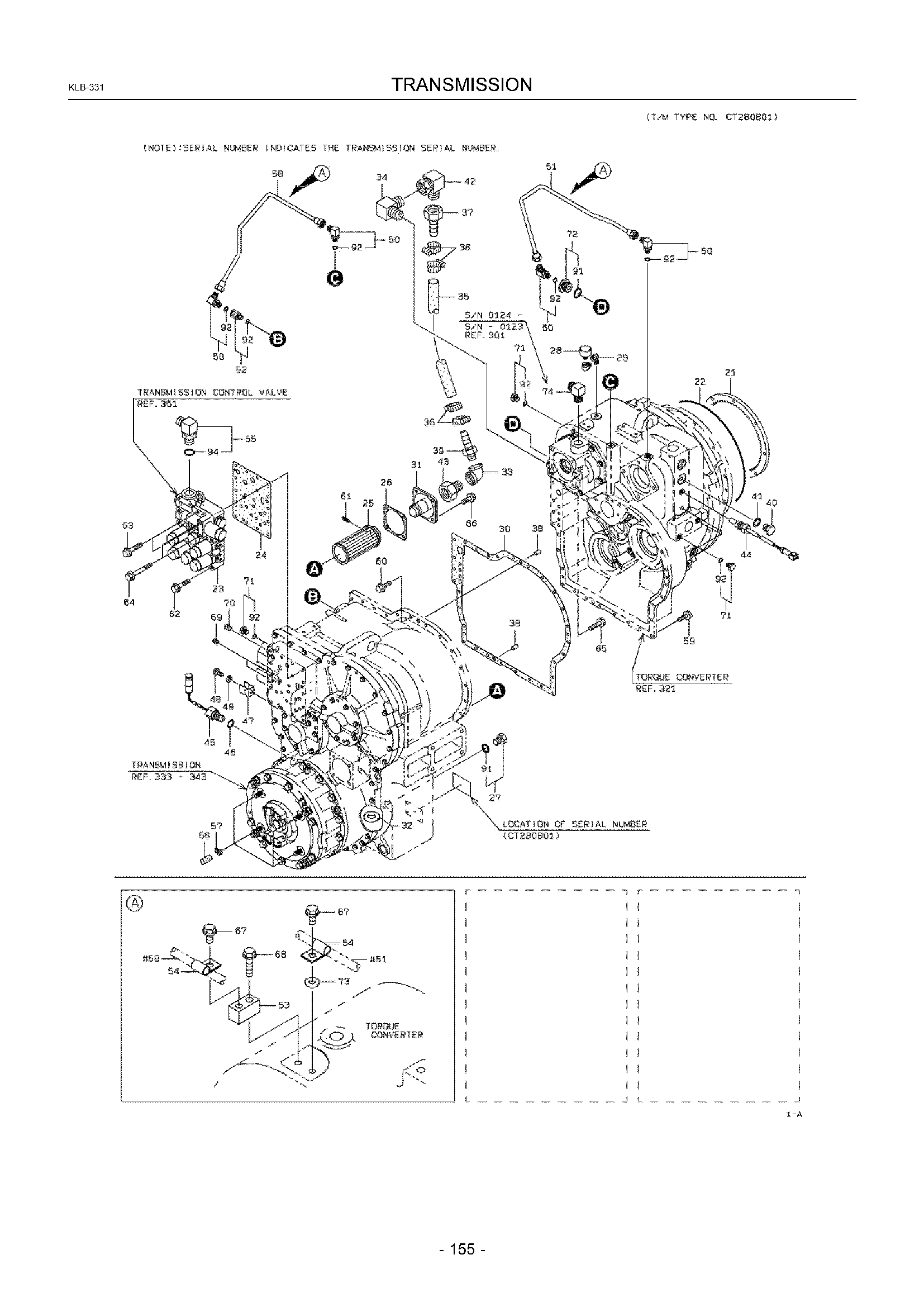 Схема Трансмиссия HITACHI ZW330
