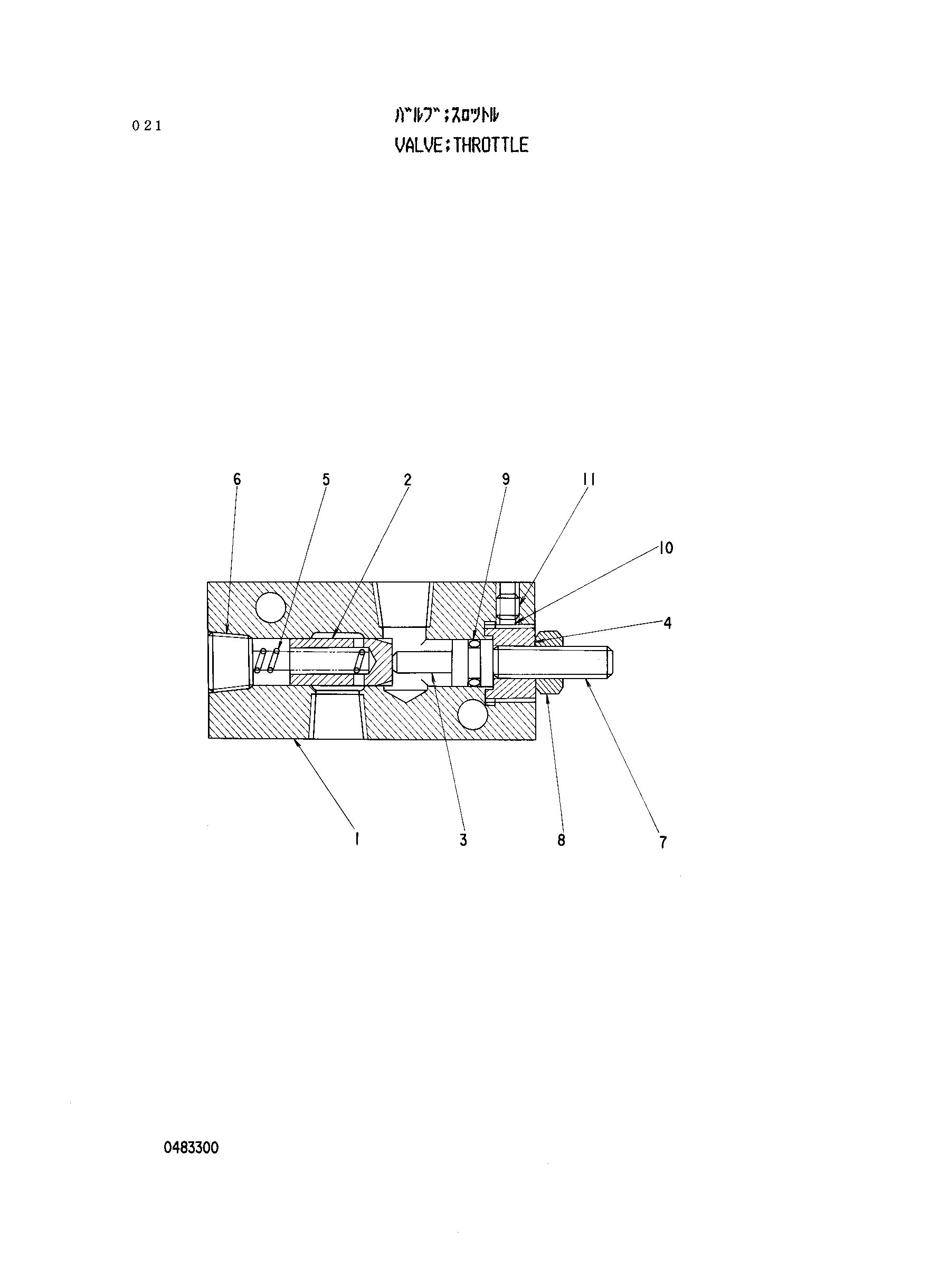 Схема Клапан тхроттле HITACHI RX2000-2