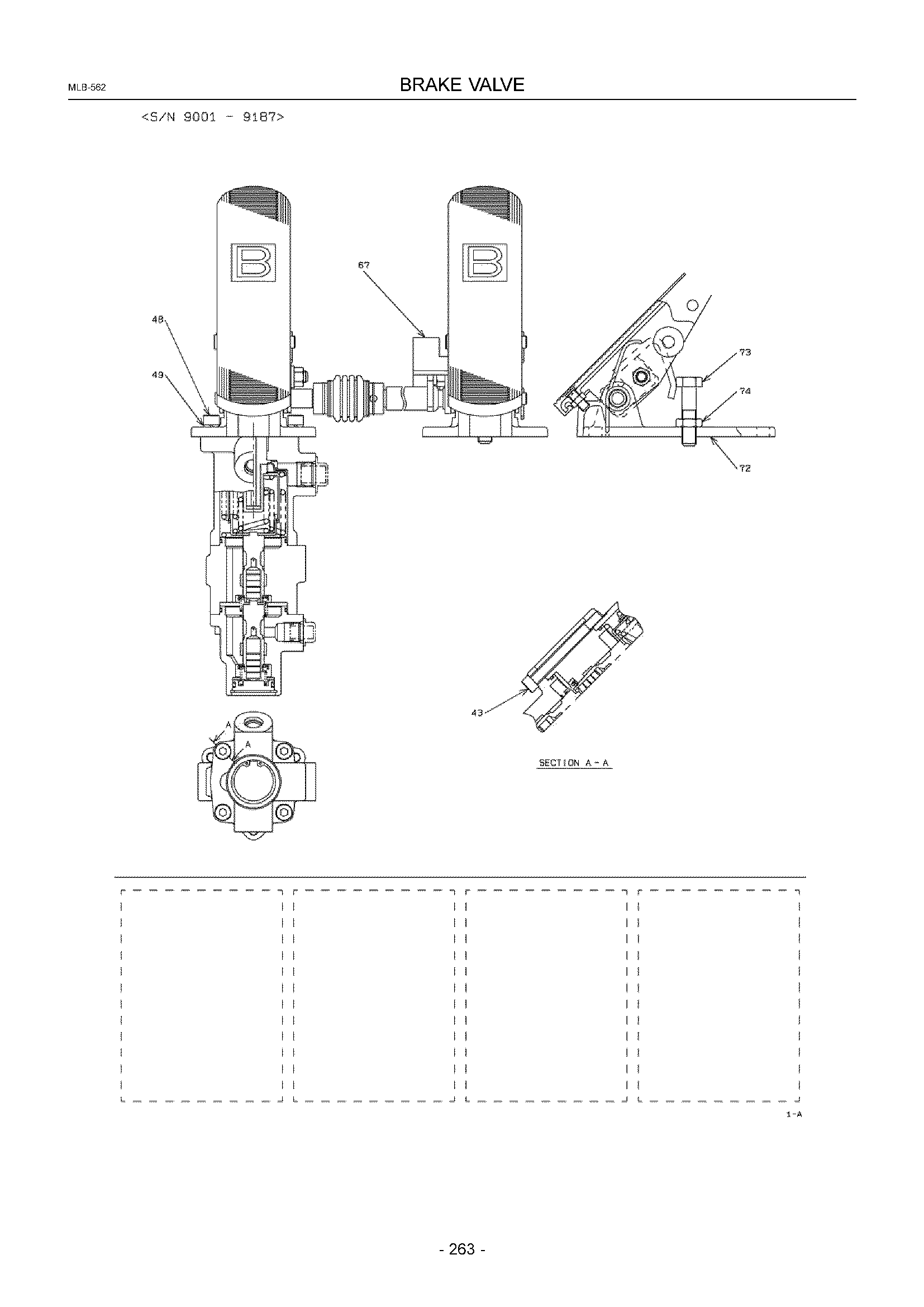 Схема Тормозной клапан HITACHI ZW370