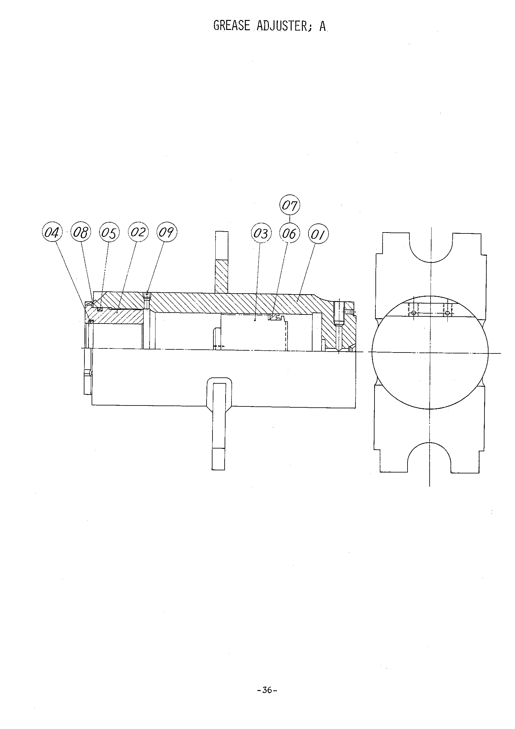 Схема Механизм натяжения (A) HITACHI UH20