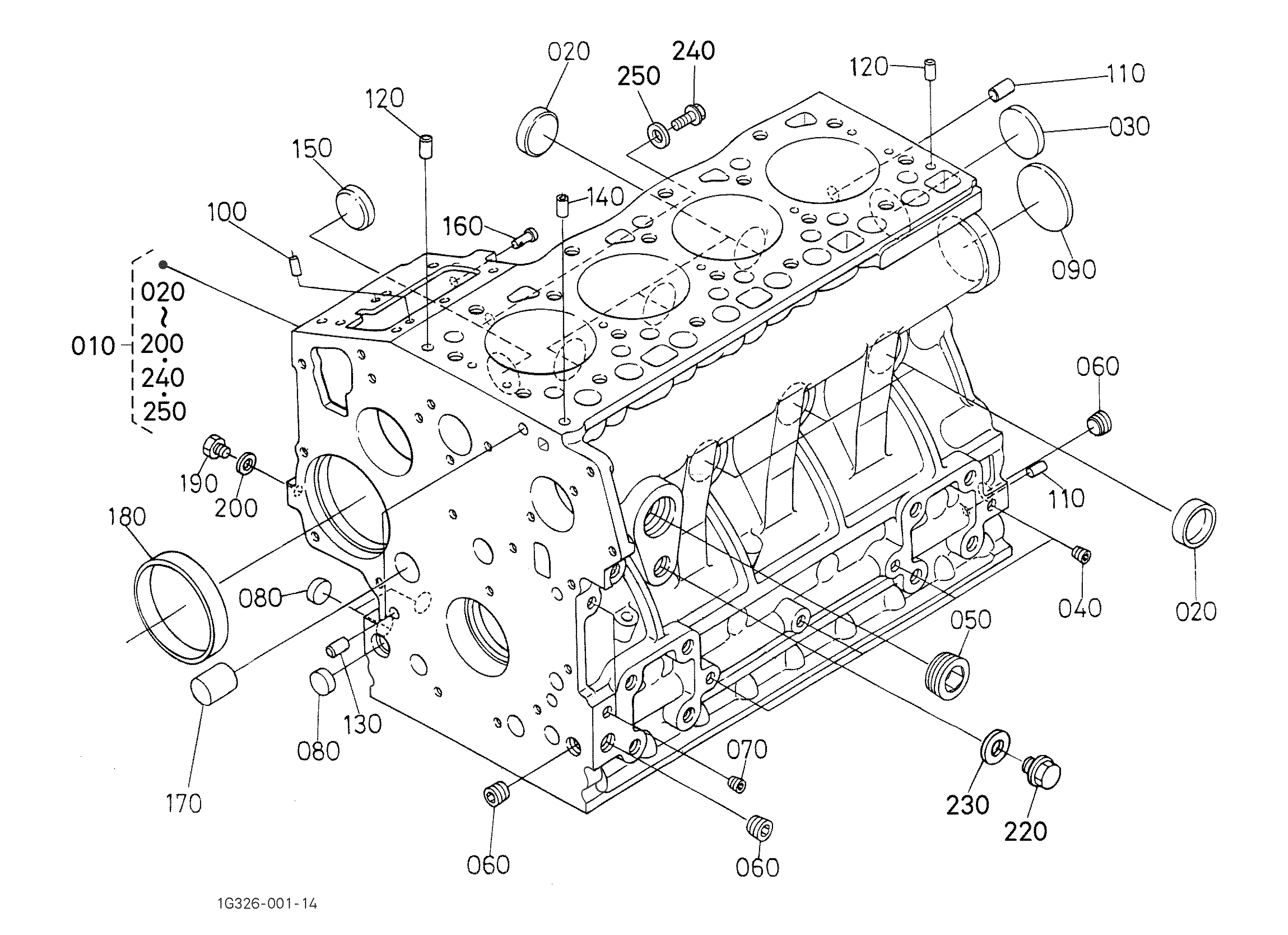 Схема Кранккасе HITACHI VR408
