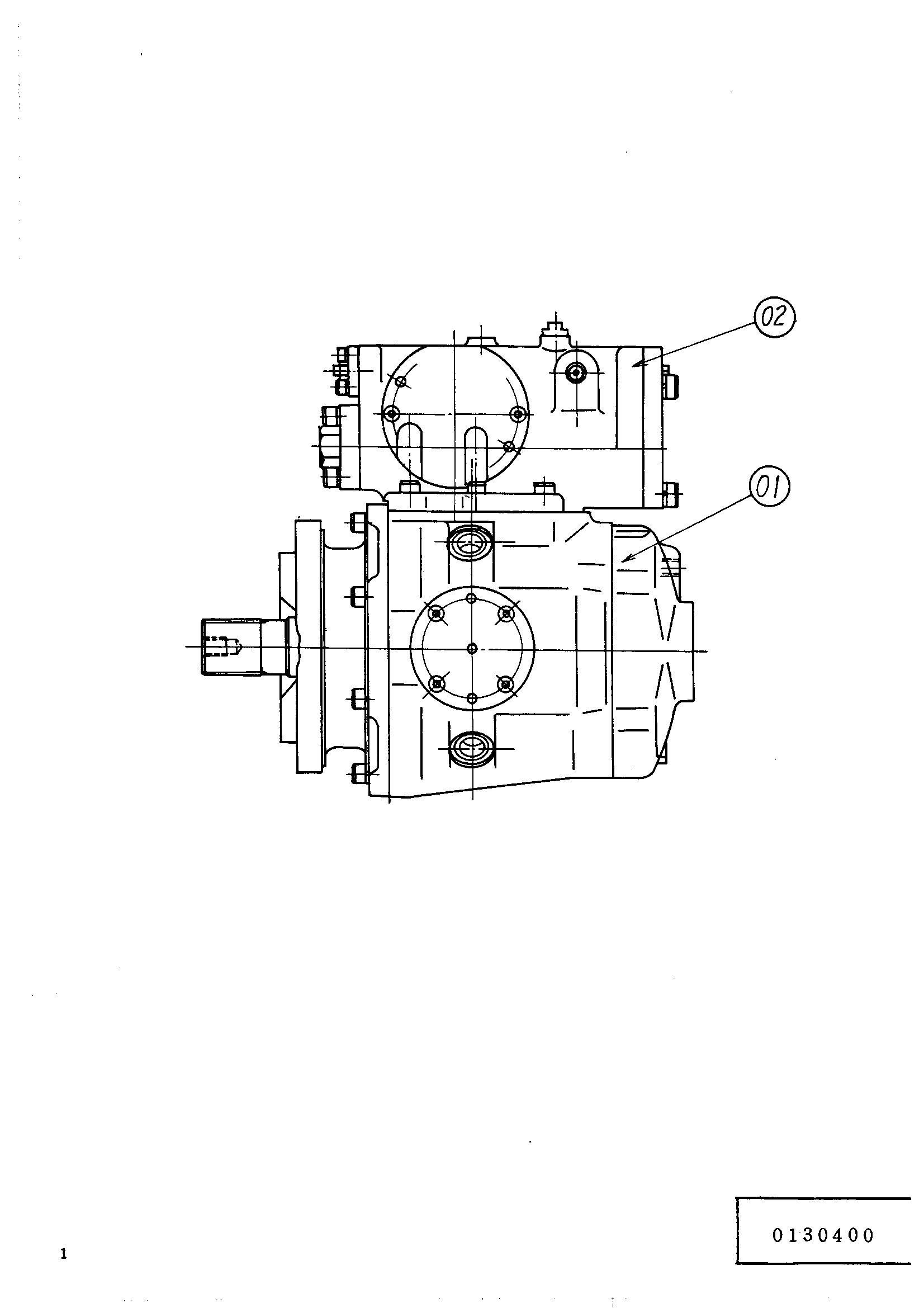 Схема Плунжер насос HITACHI UH171