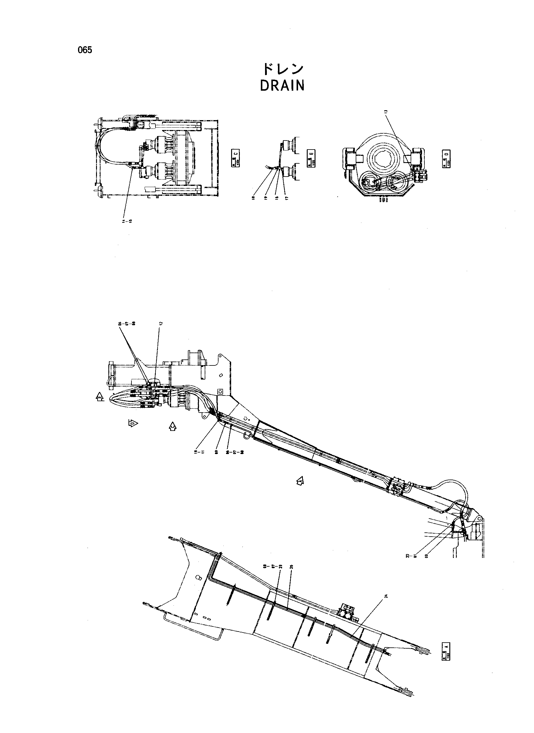 Схема Дренажный HITACHI HE6010B