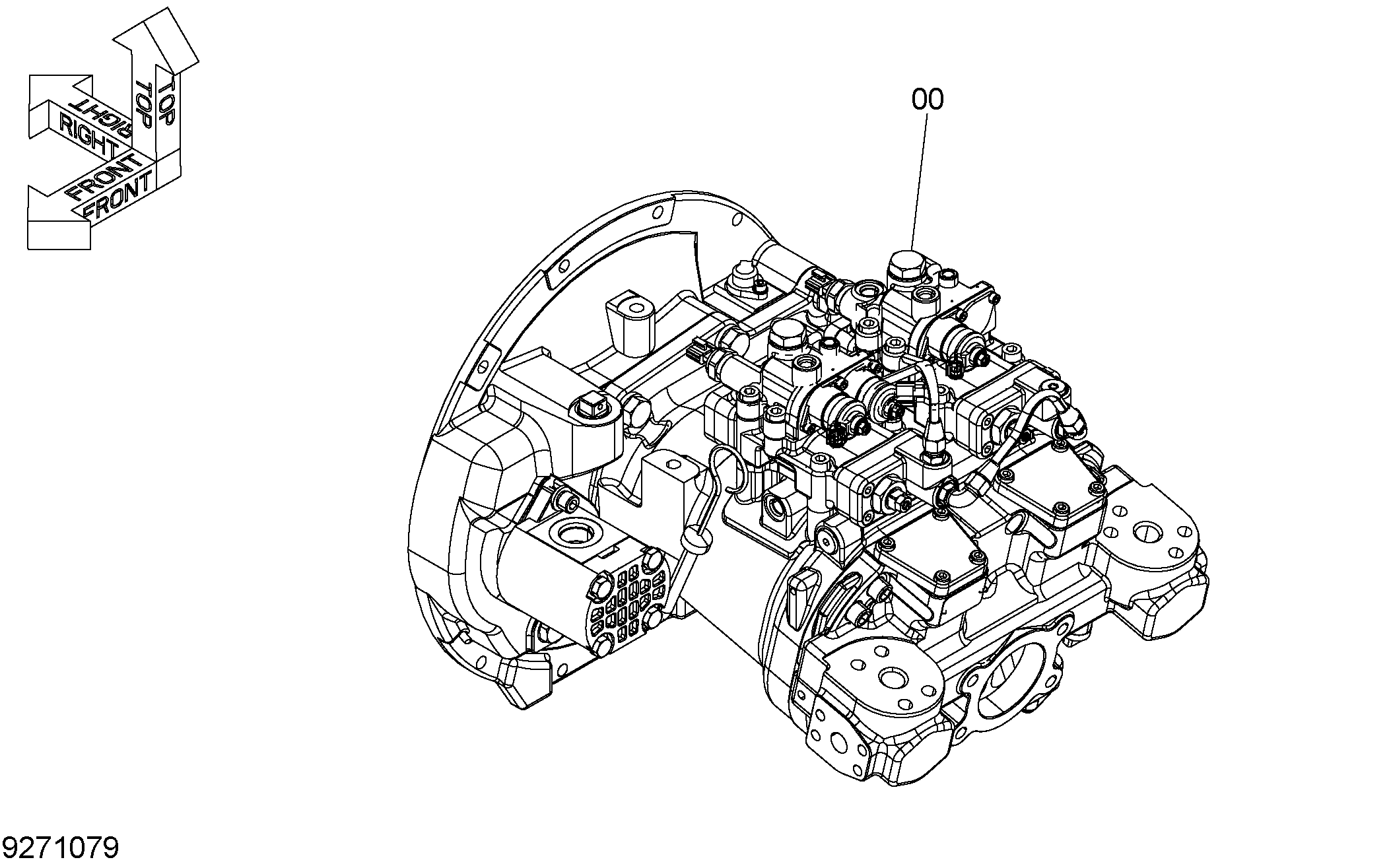 Схема Насосный агрегат HITACHI VR512-2