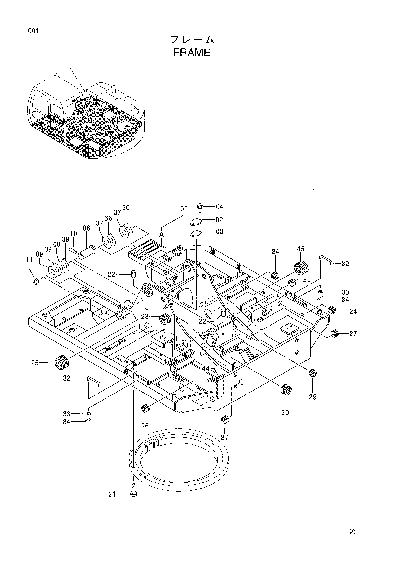 Схема Рама HITACHI RX2300