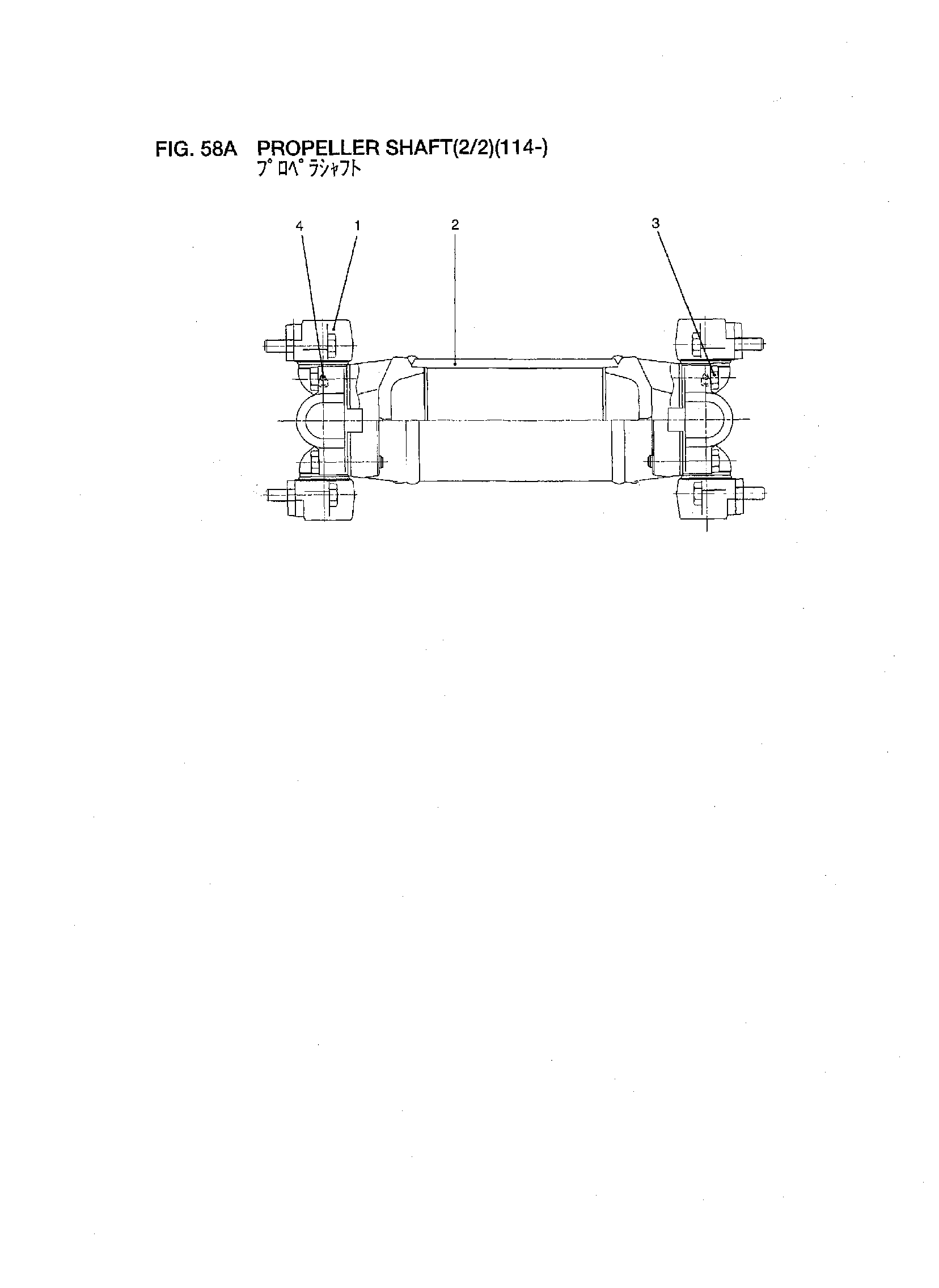 Схема Карданный вал вал(2/2)(114-) HITACHI LX450-7