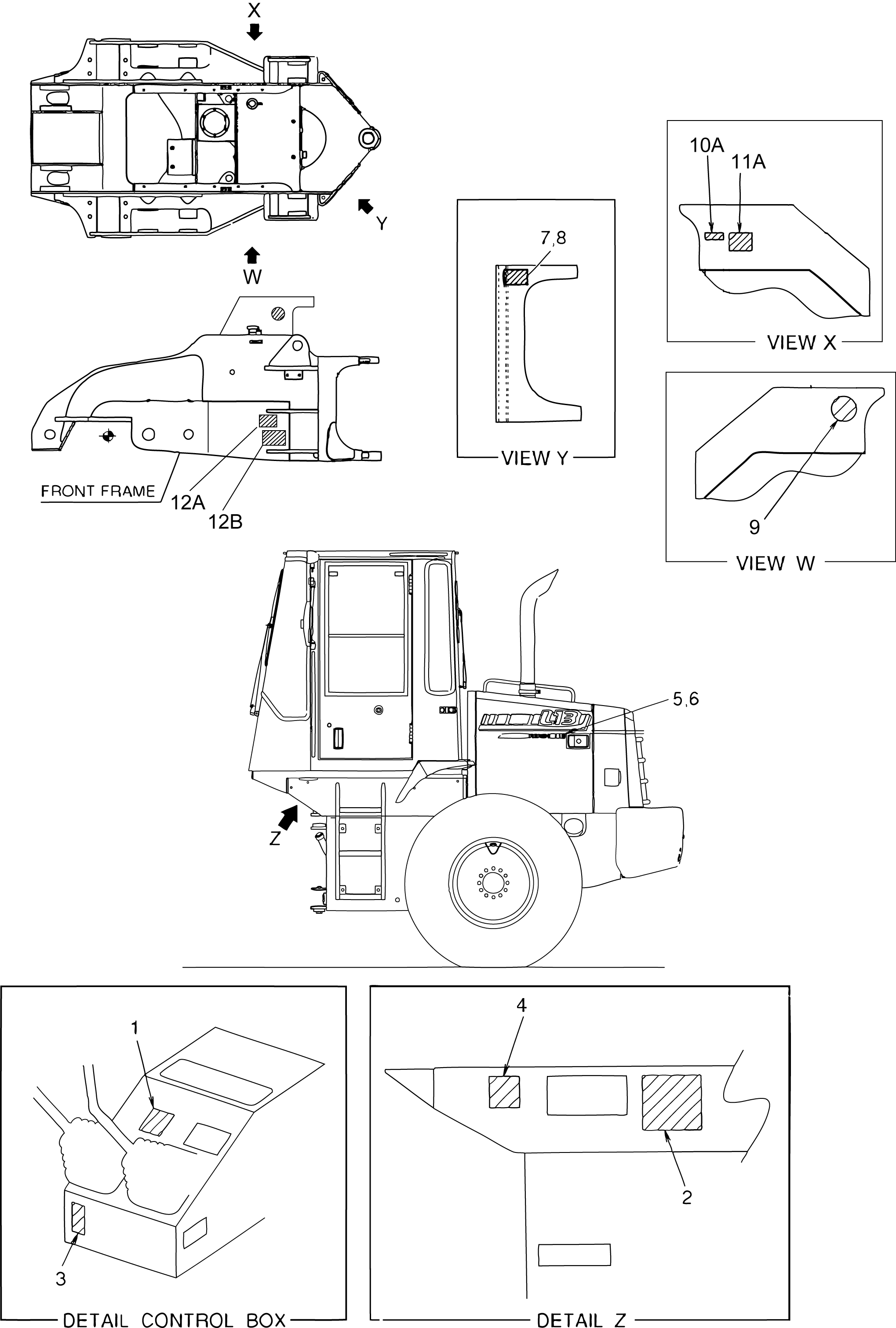 Схема Наклейка HITACHI L13T-3