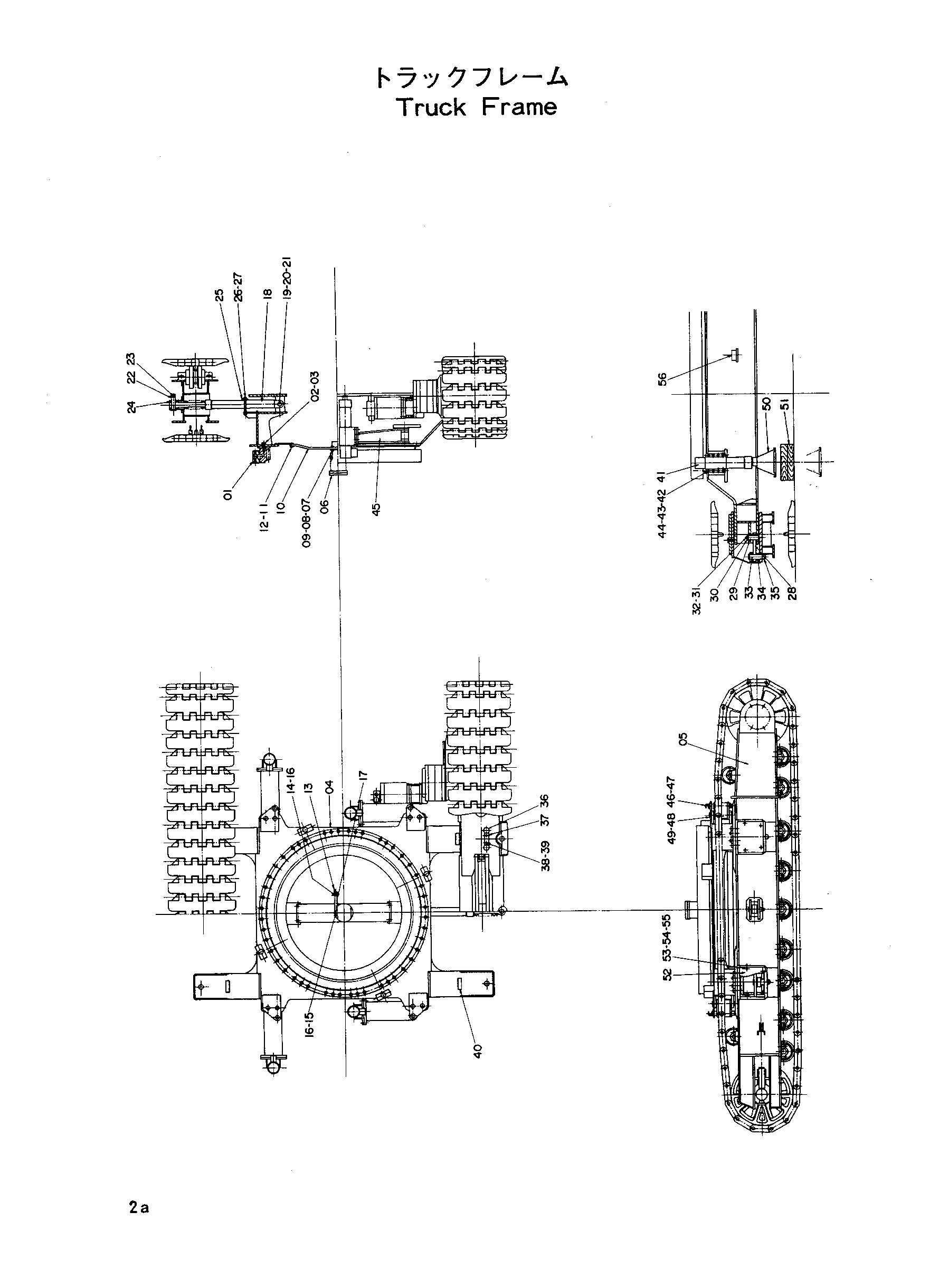 Схема Трукк рама HITACHI KH300
