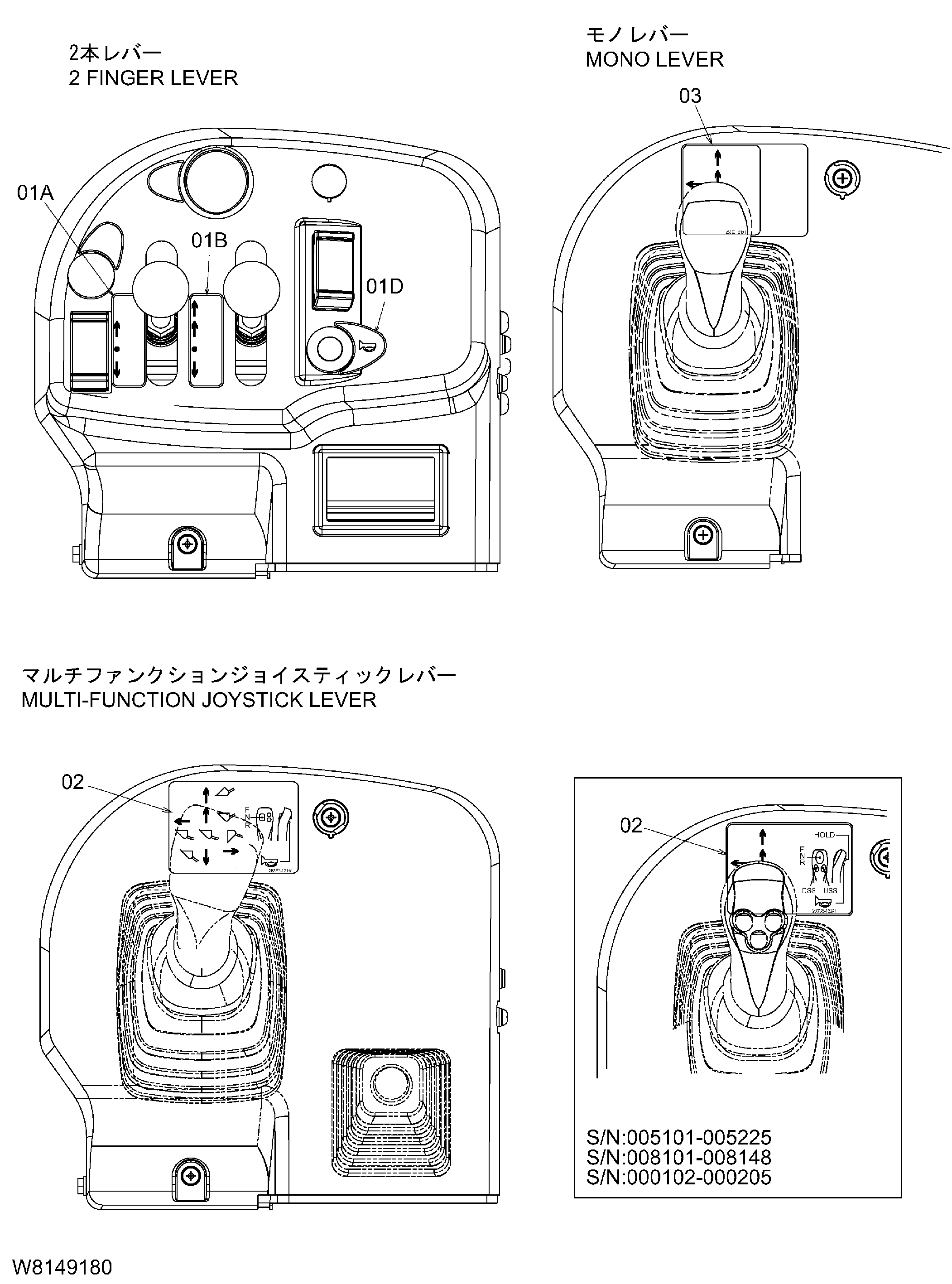 Схема Информационная табличка(4) HITACHI ZW140