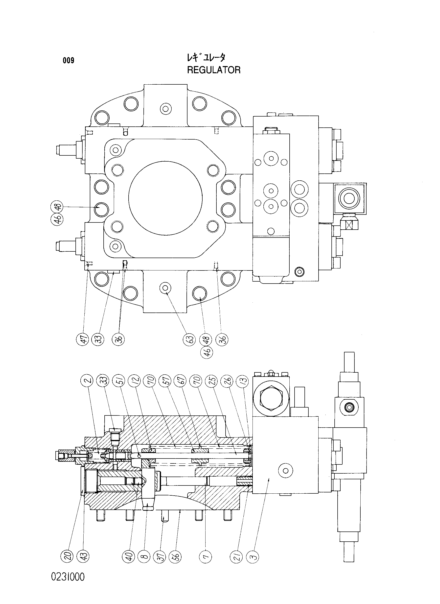 Схема Регулятор HITACHI KH180-3