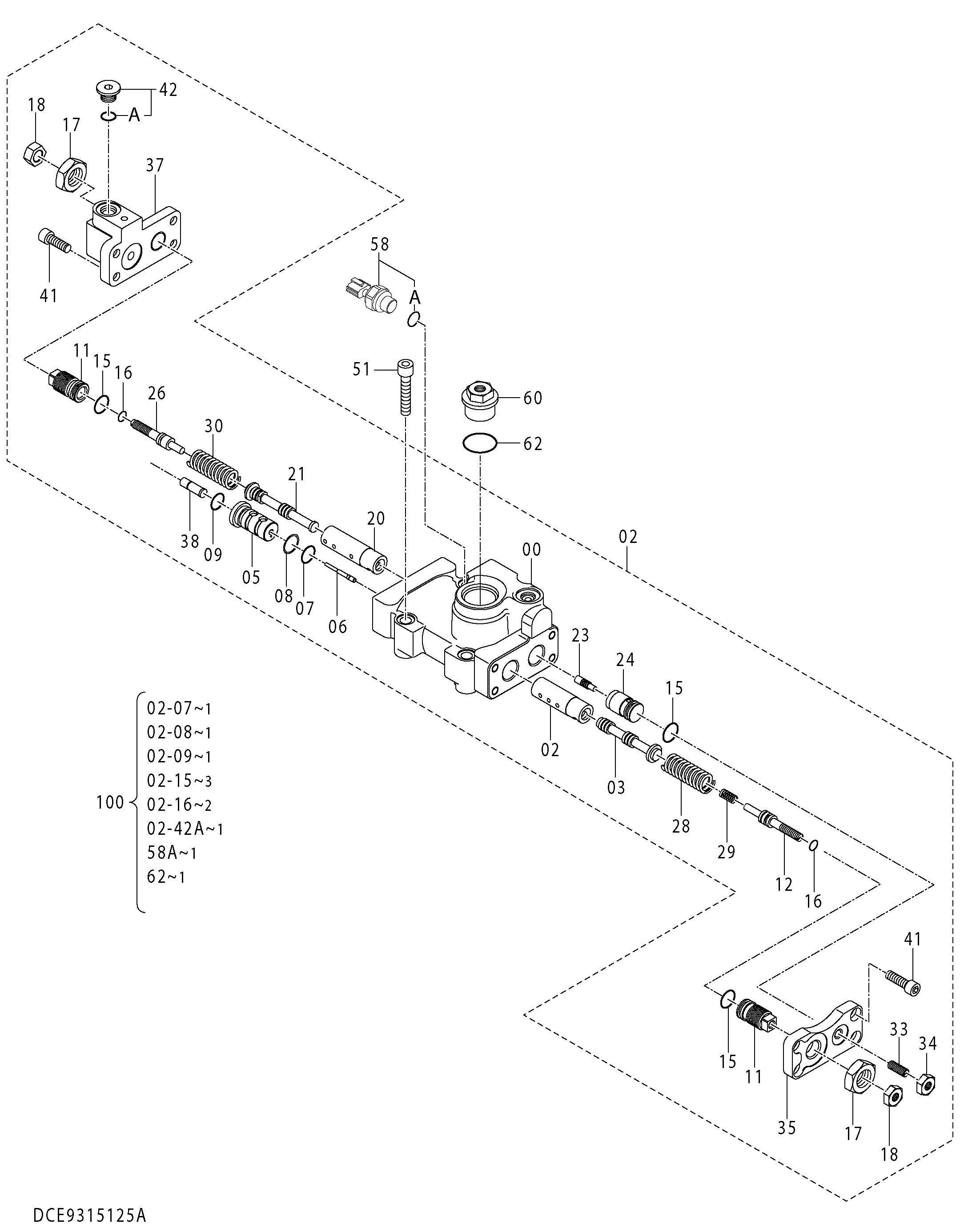 Схема Регулятор насос HITACHI ZX250LCN-5B