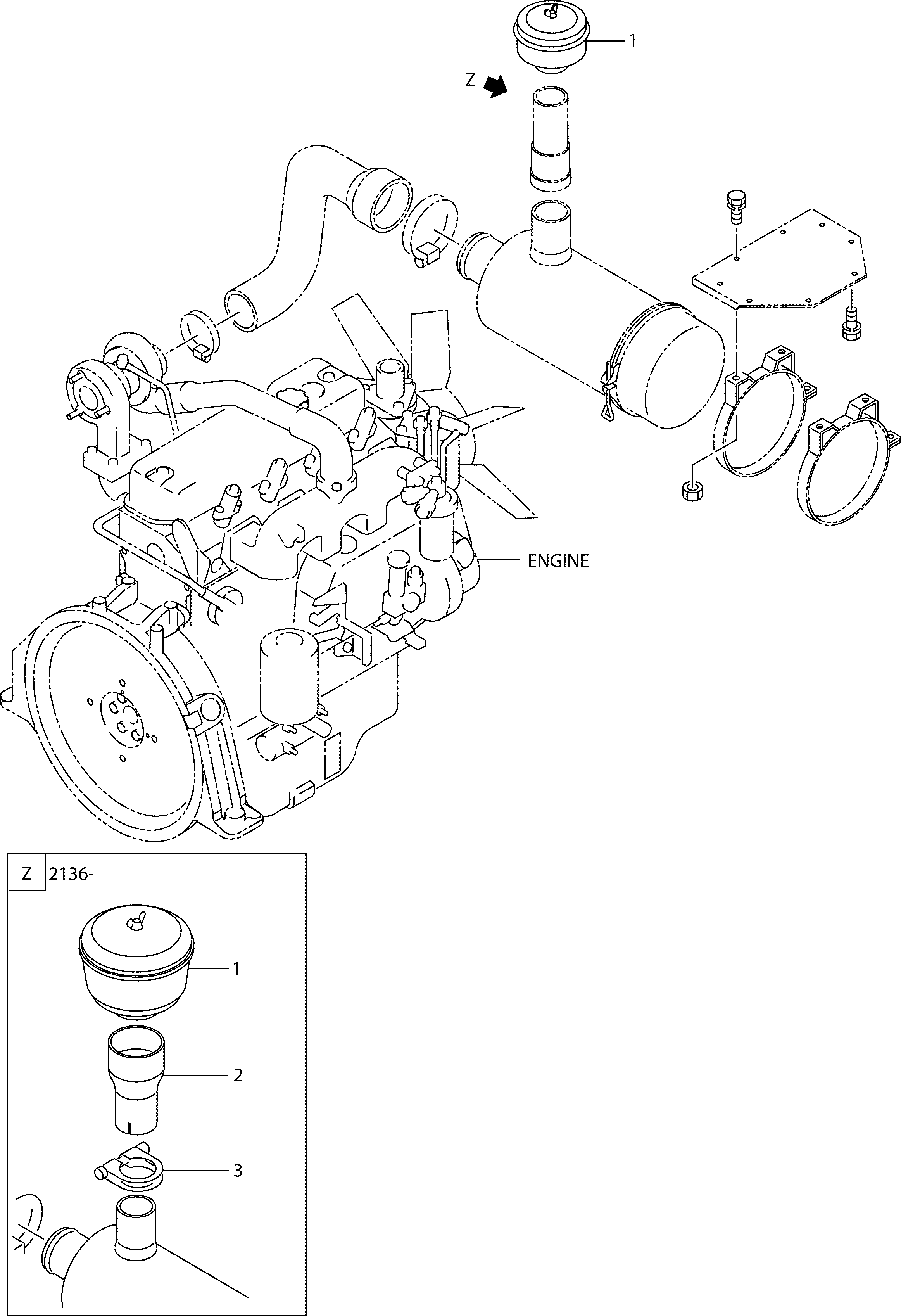 Схема PRE фильтр(APL)(OP) HITACHI LX80-7