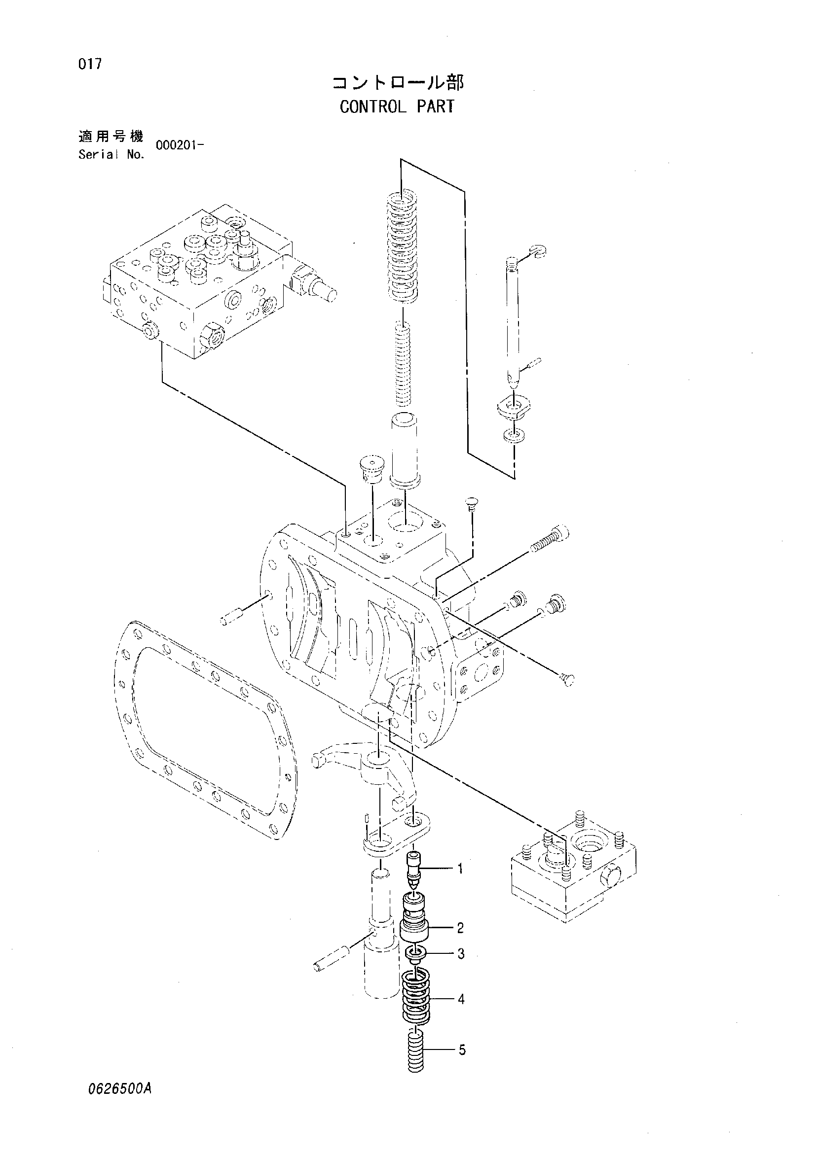 Схема Управление деталь HITACHI SCX400