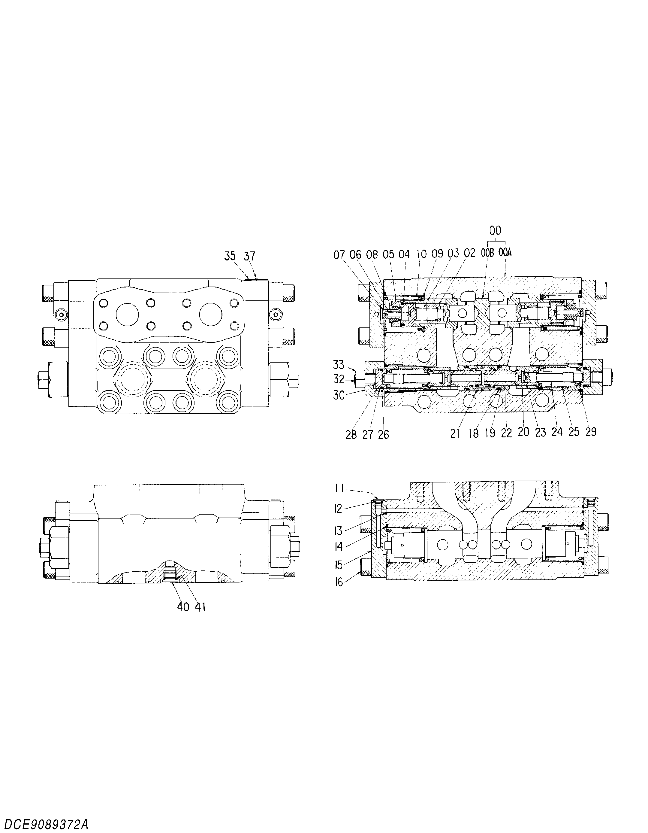 Схема Тормозной клапан HITACHI MA200-G