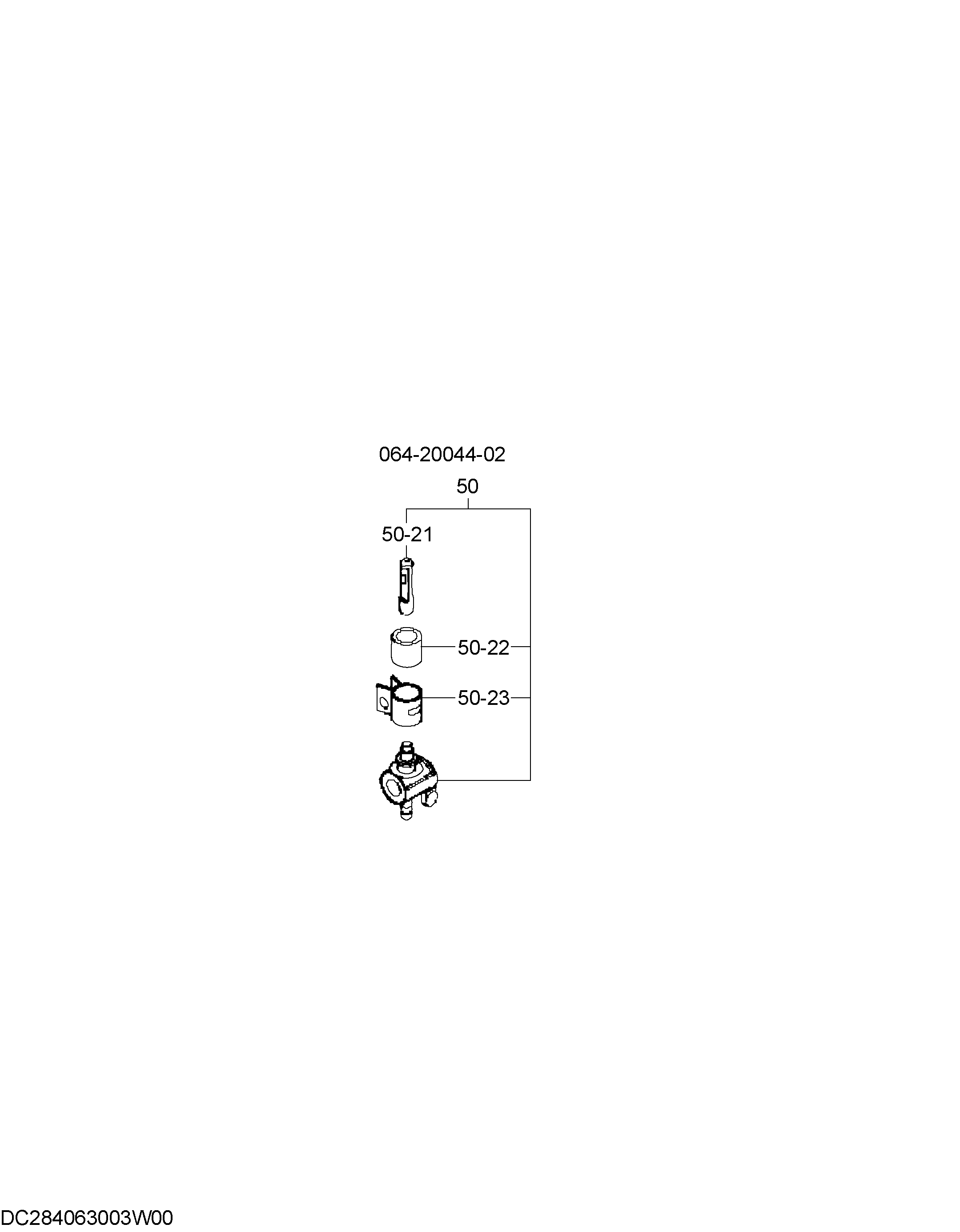 Схема Топливный лубрикант HITACHI ZV40PFR