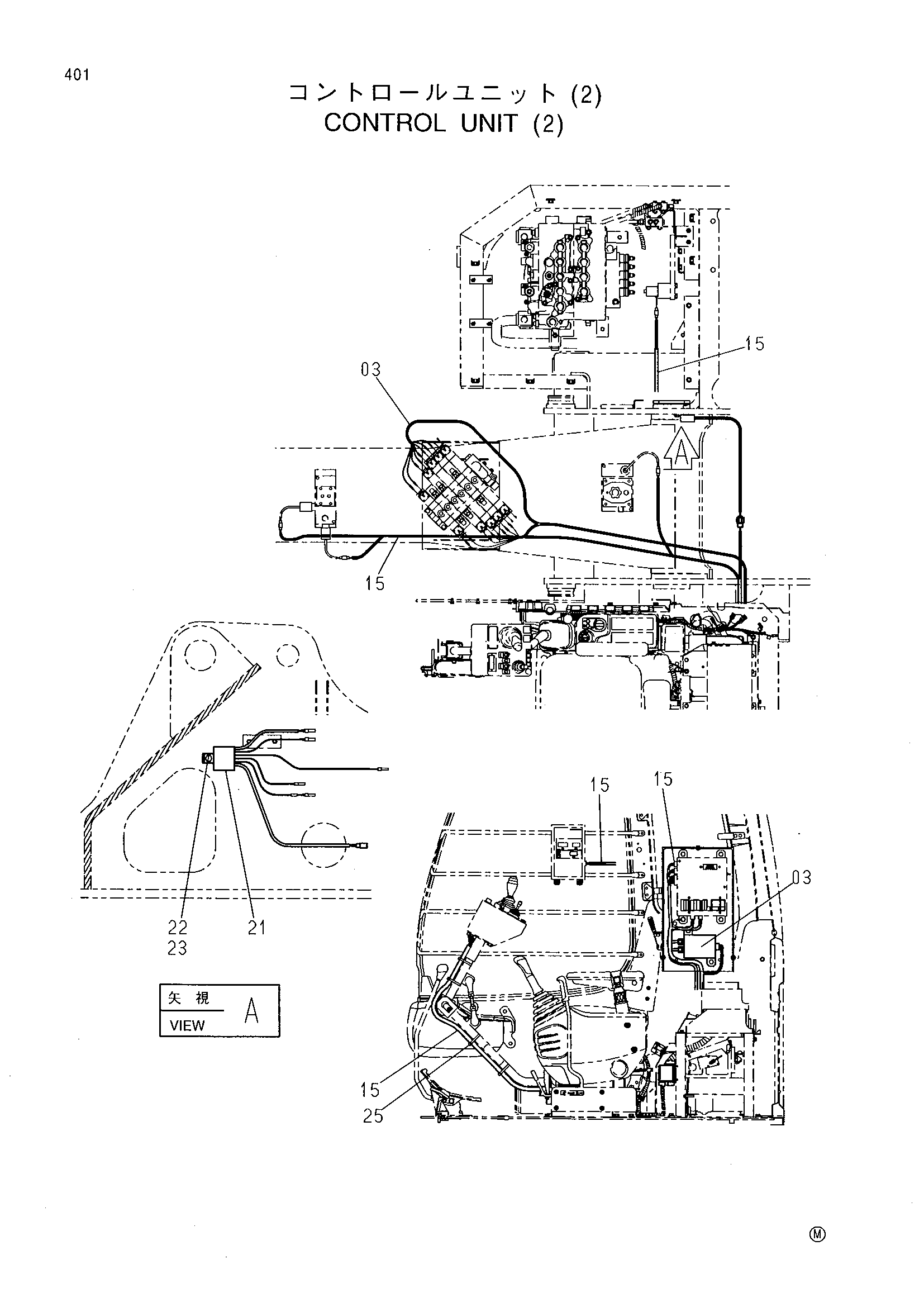 Схема Управление блок (2) HITACHI RX2300