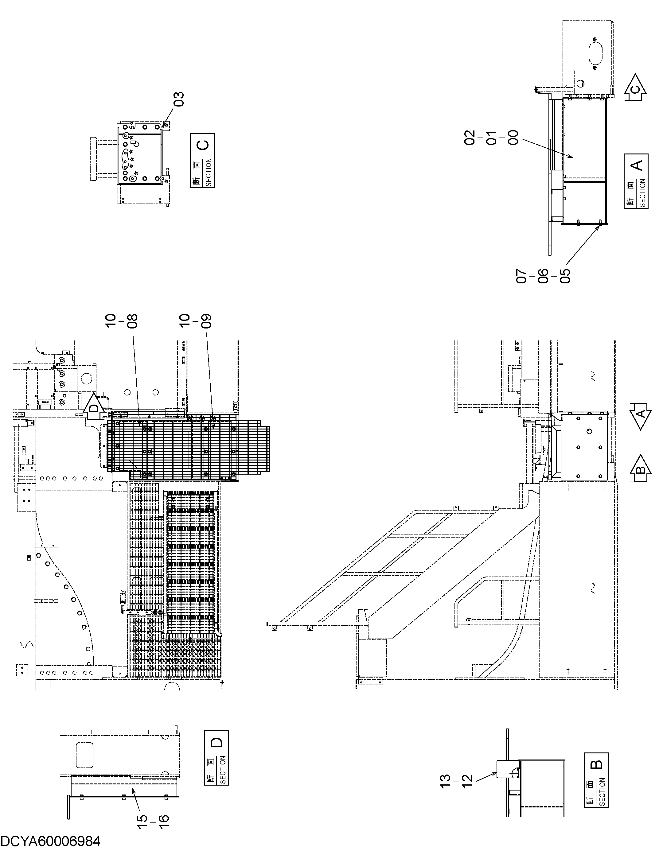 Схема Ступень (2) HITACHI EX1900-6