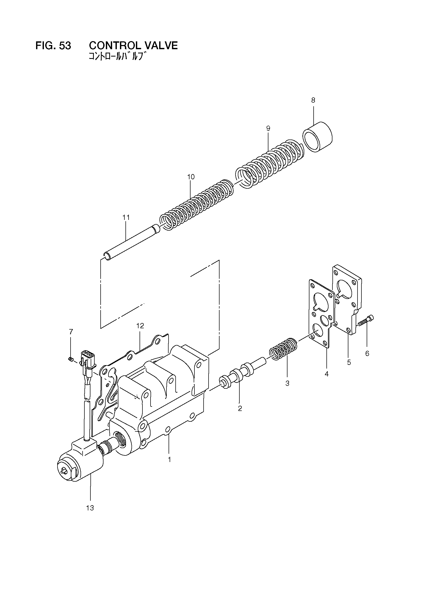 Схема Гидрораспределитель HITACHI LX70-7