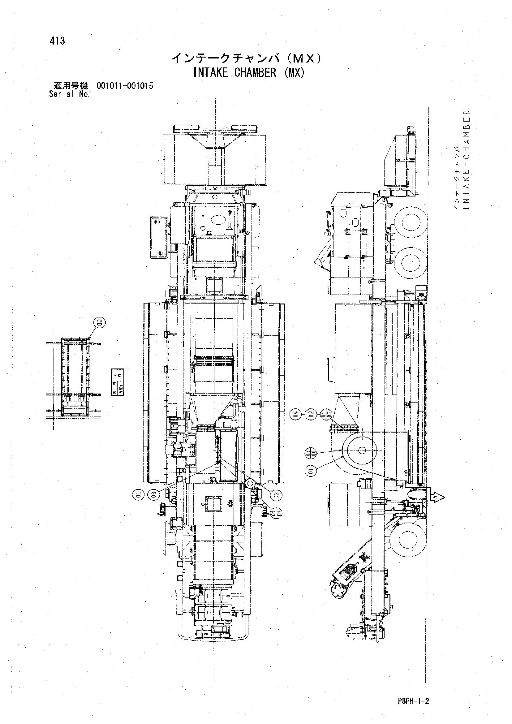 Схема Впускной кхамбер (MX) HITACHI AR2000