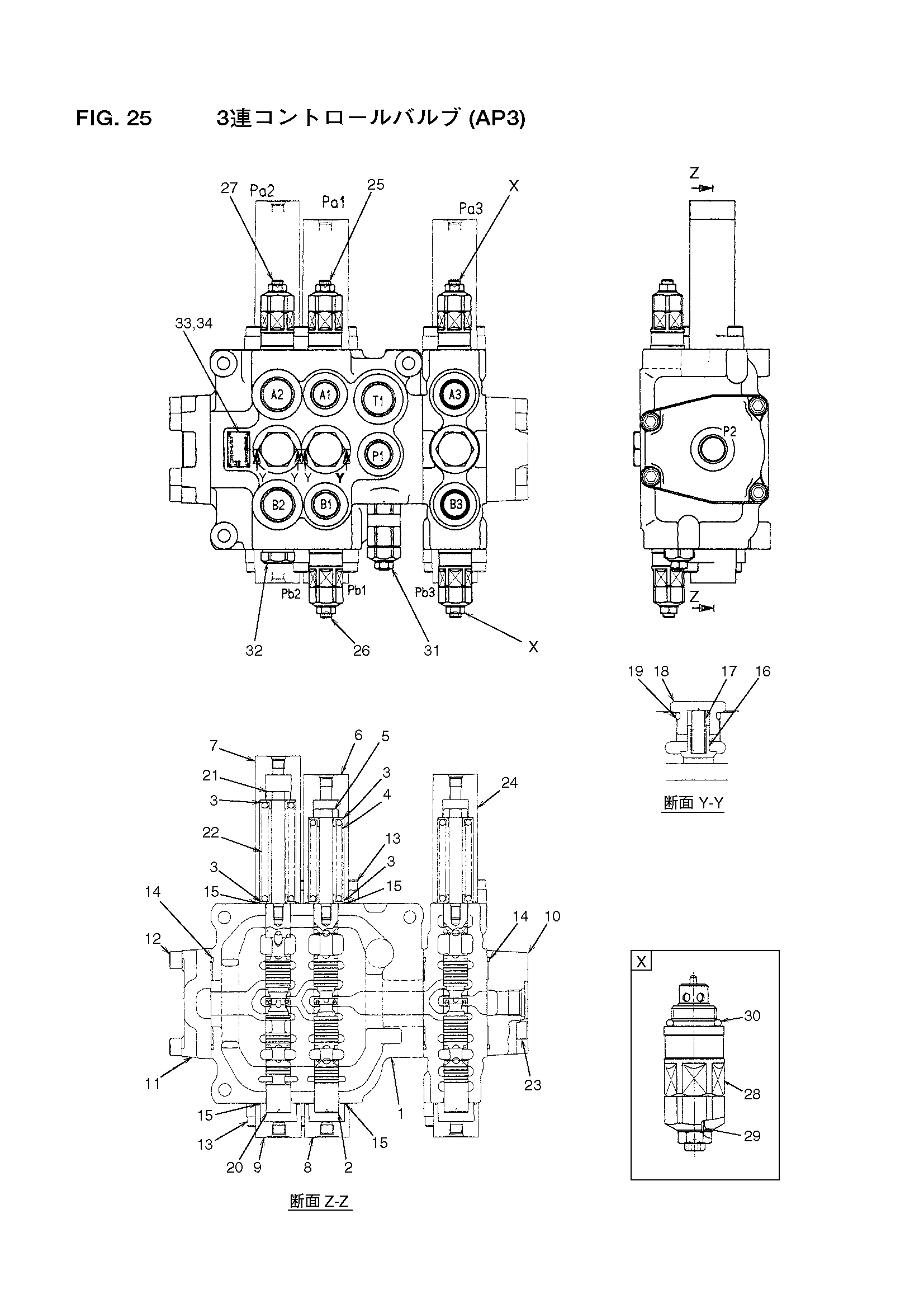 Схема Схема 25 HITACHI LX130-7