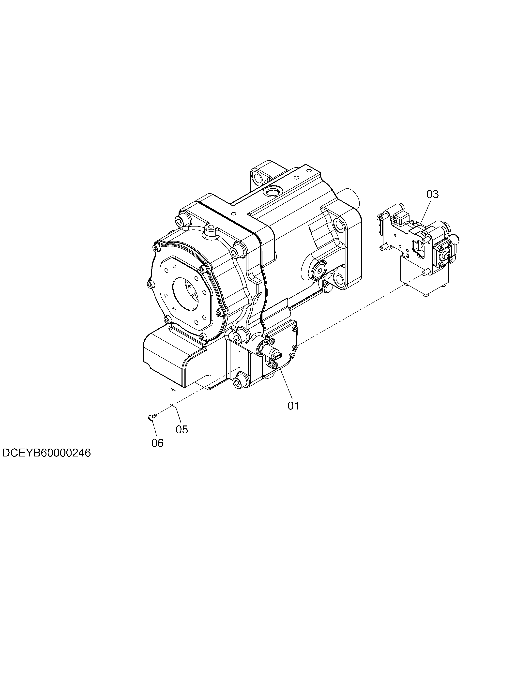 Схема Поршневой насос HITACHI ZX670LCR-5G