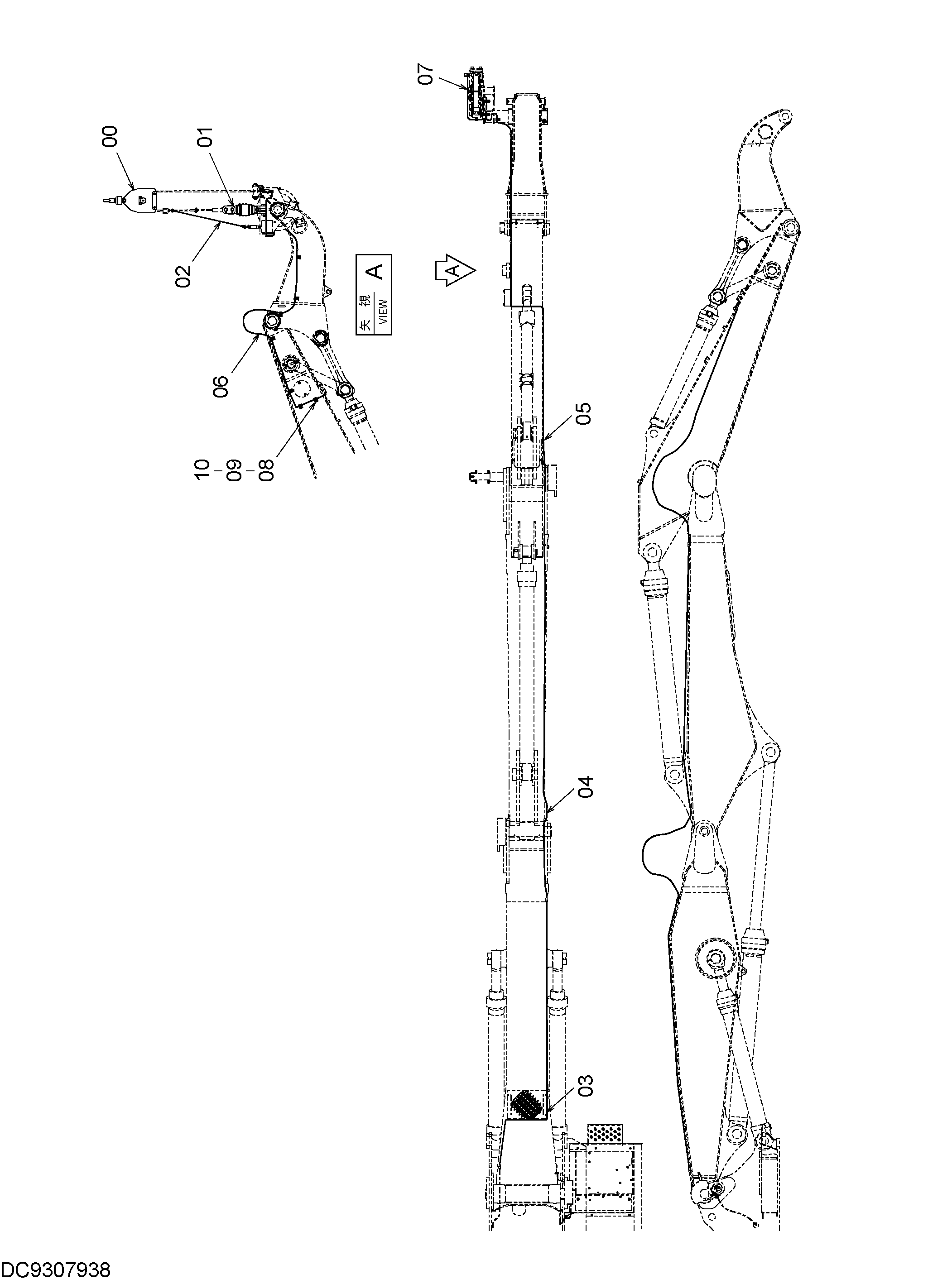 Схема Клане детали HITACHI RX3300-3