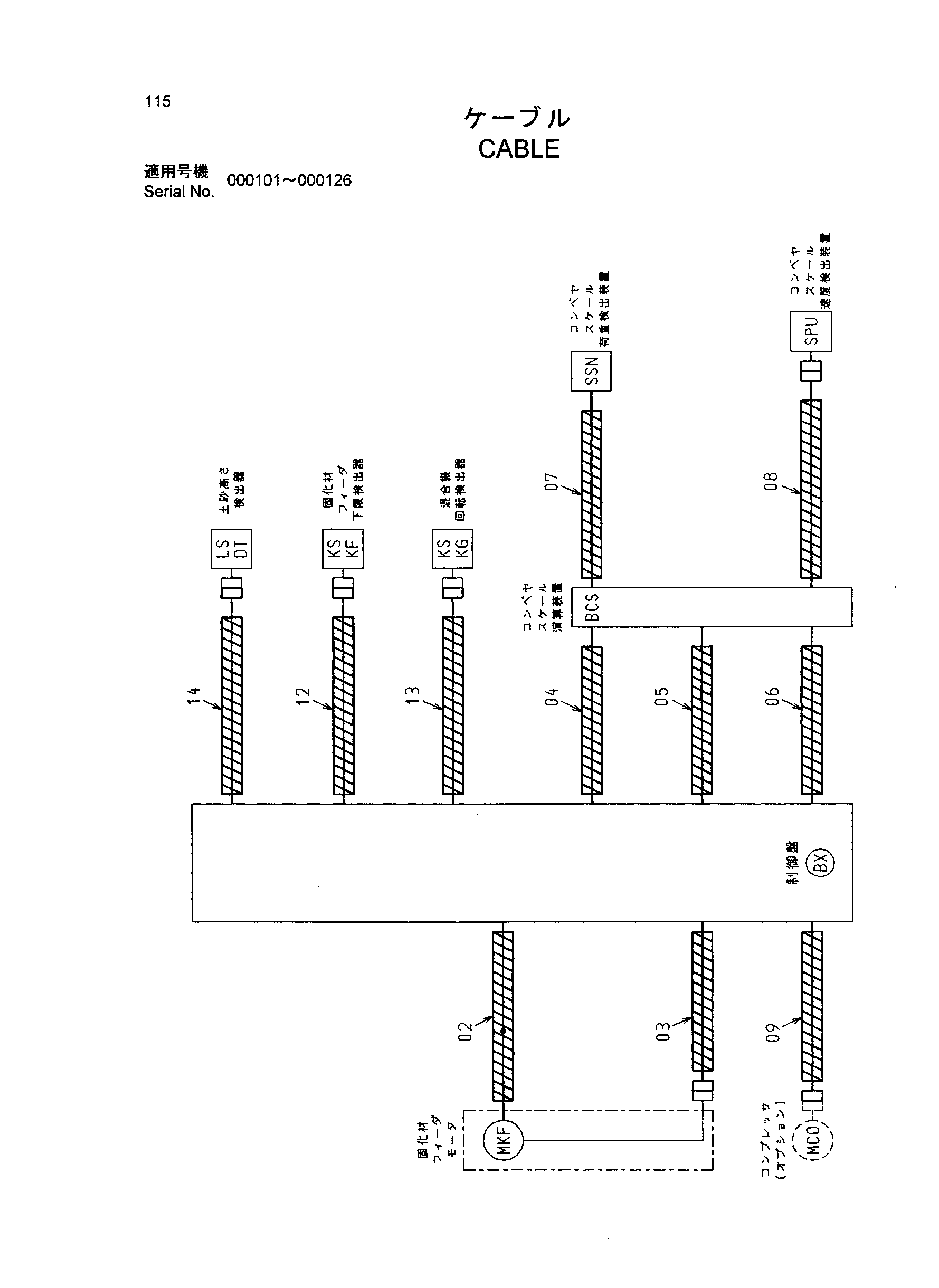 Схема Трос HITACHI SR-P1200