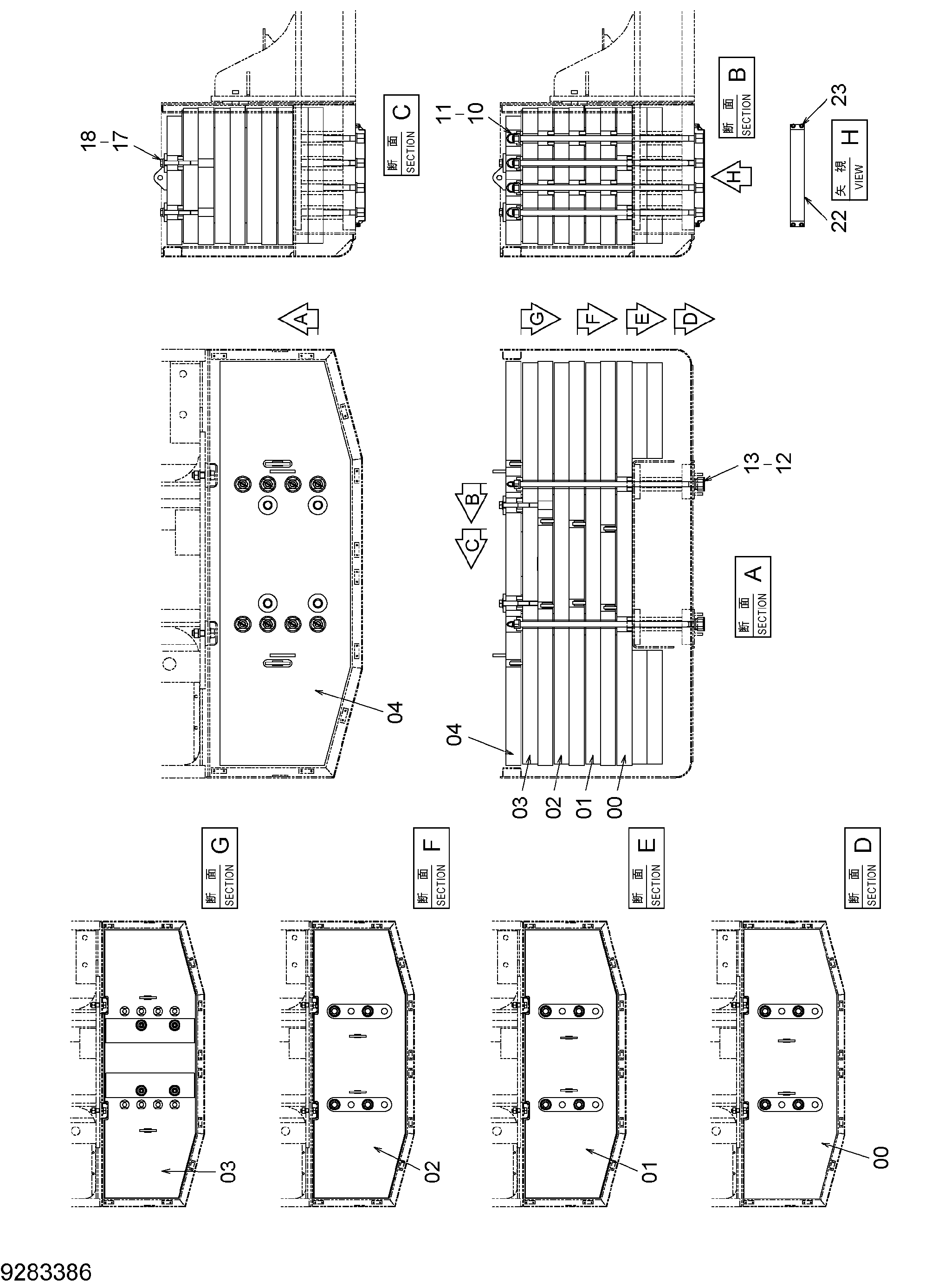 Схема Противовес HITACHI ZX1800K-3