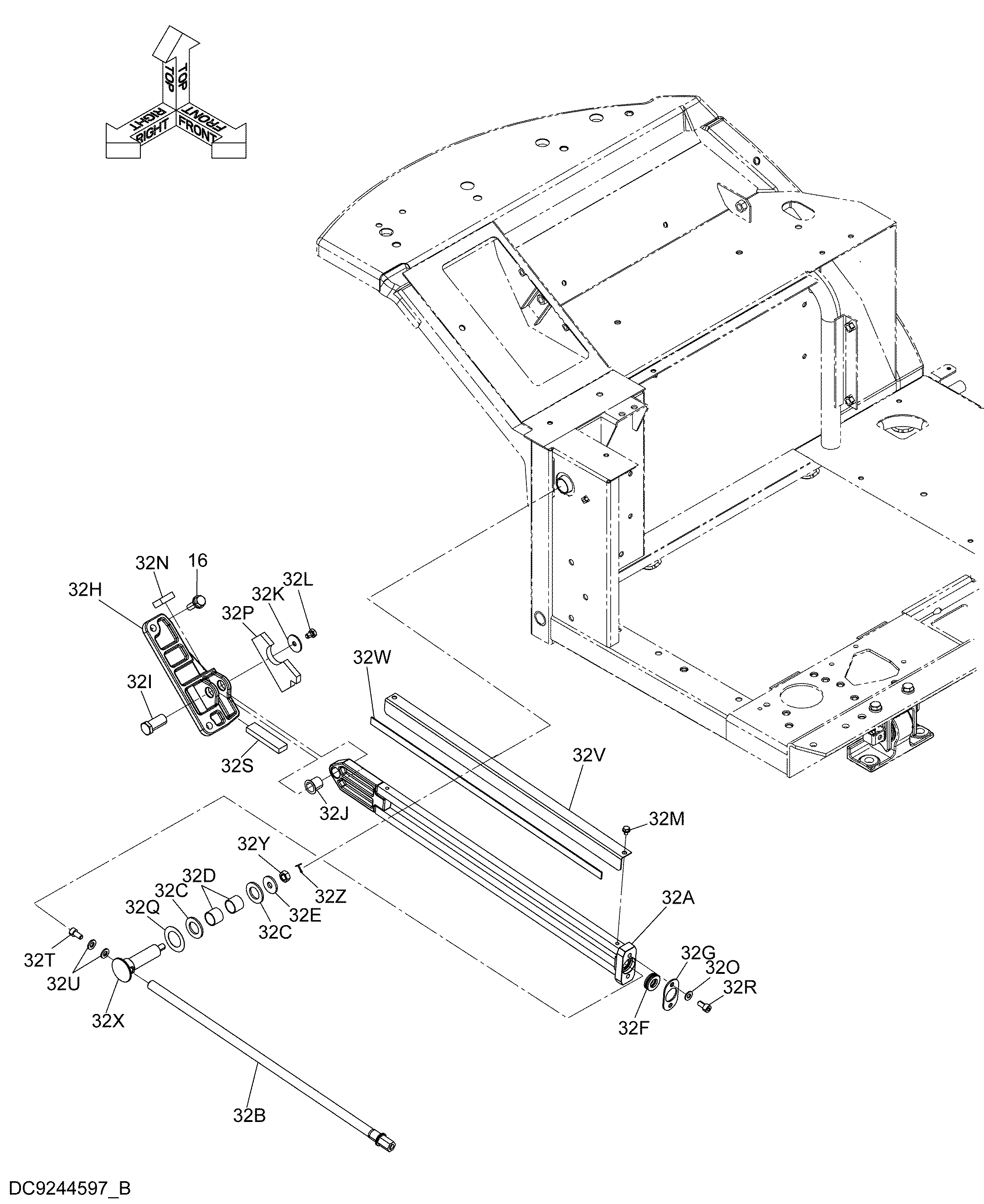 Схема Наклон устройство HITACHI ZX35B